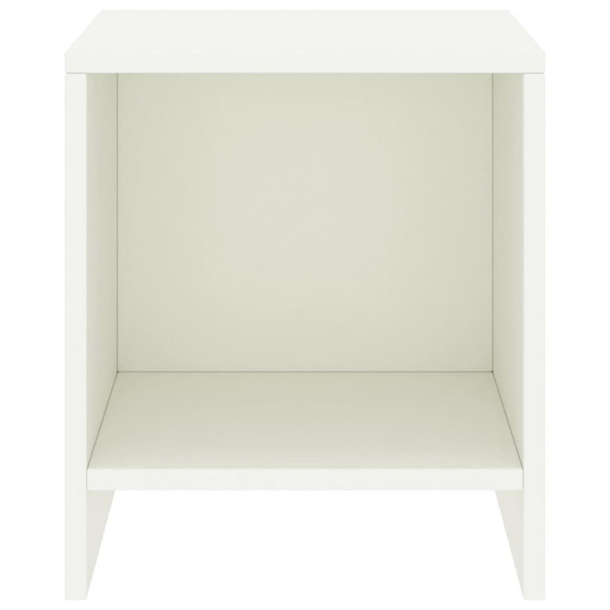 VIDAXL Tables de chevet 2 pcs Blanc 35x30x40 cm Bois de pin massif