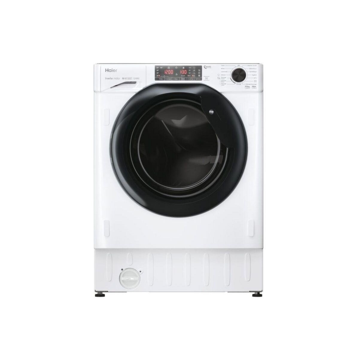 HAIER Lave linge séchant hublot encastrable HWD90B416FWB-FR