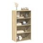 Voir la diapositive 3 : VIDAXL Buffet haut chene sonoma 70x41x124 cm bois d'ingenierie