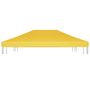 Voir la diapositive 3 : VIDAXL Toile de toit de belvedere 270 g/m^2 4x3 m Jaune
