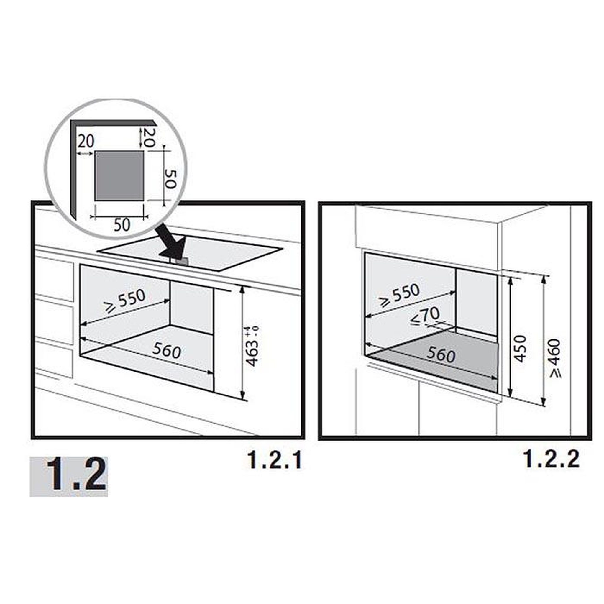 Voir la diapositive 2 : De Dietrich Micro-ondes encastrable 40l 1650w - dke7335x
