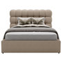 Voir la diapositive 1 : BEST MOBILIER Lotus - lit coffre - 140x200 cm - sommier inclus - en tissu bouclette