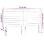 Voir la diapositive 6 : VIDAXL Tetes de lit 4 pcs Gris clair 80x5x78/88 cm Velours