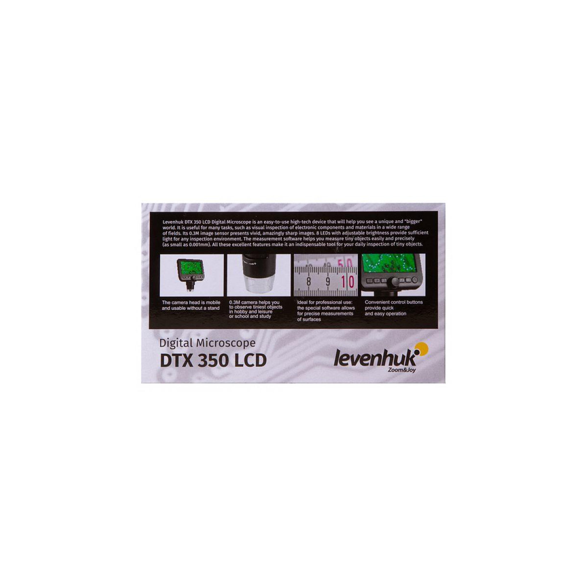Voir la diapositive 5 : LEVENHUK Dtx 350 lcd 600x microscope numérique