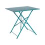 Voir la diapositive 1 : SWEEEK Table jardin bistrot pliable - Emilia carrée - Table carrée 70x70cm en acier thermolaqué