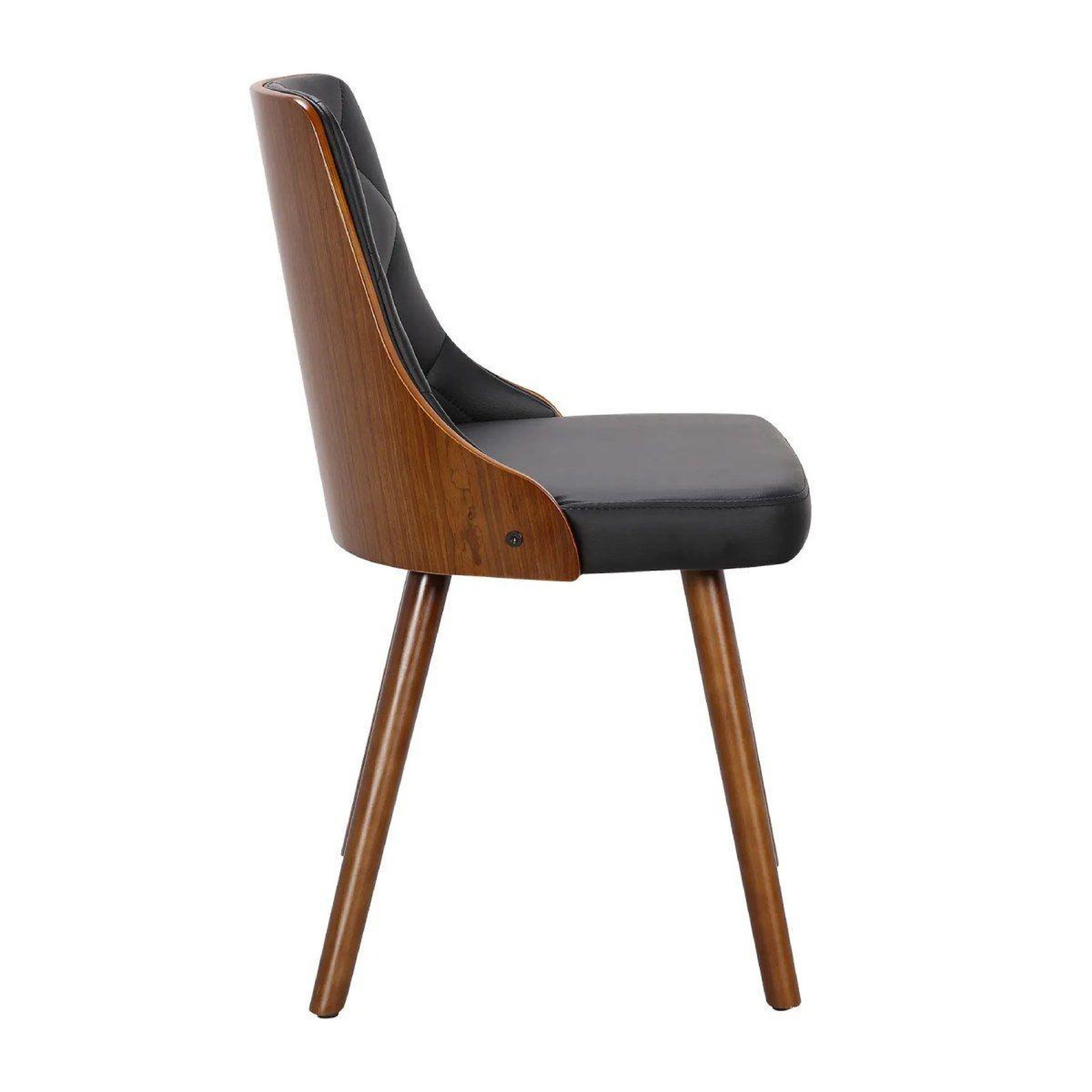 Voir la diapositive 4 : Paris Prix Lot de 6 chaises scandinave  cargo  79cm noisette & noir