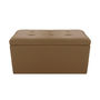 Voir la diapositive 2 : Paris Prix Banquette Coffre  Prunille  85cm Taupe