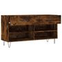 Voir la diapositive 5 : VIDAXL Banc à chaussures chêne fumé 102x35x55 cm bois d ingénierie