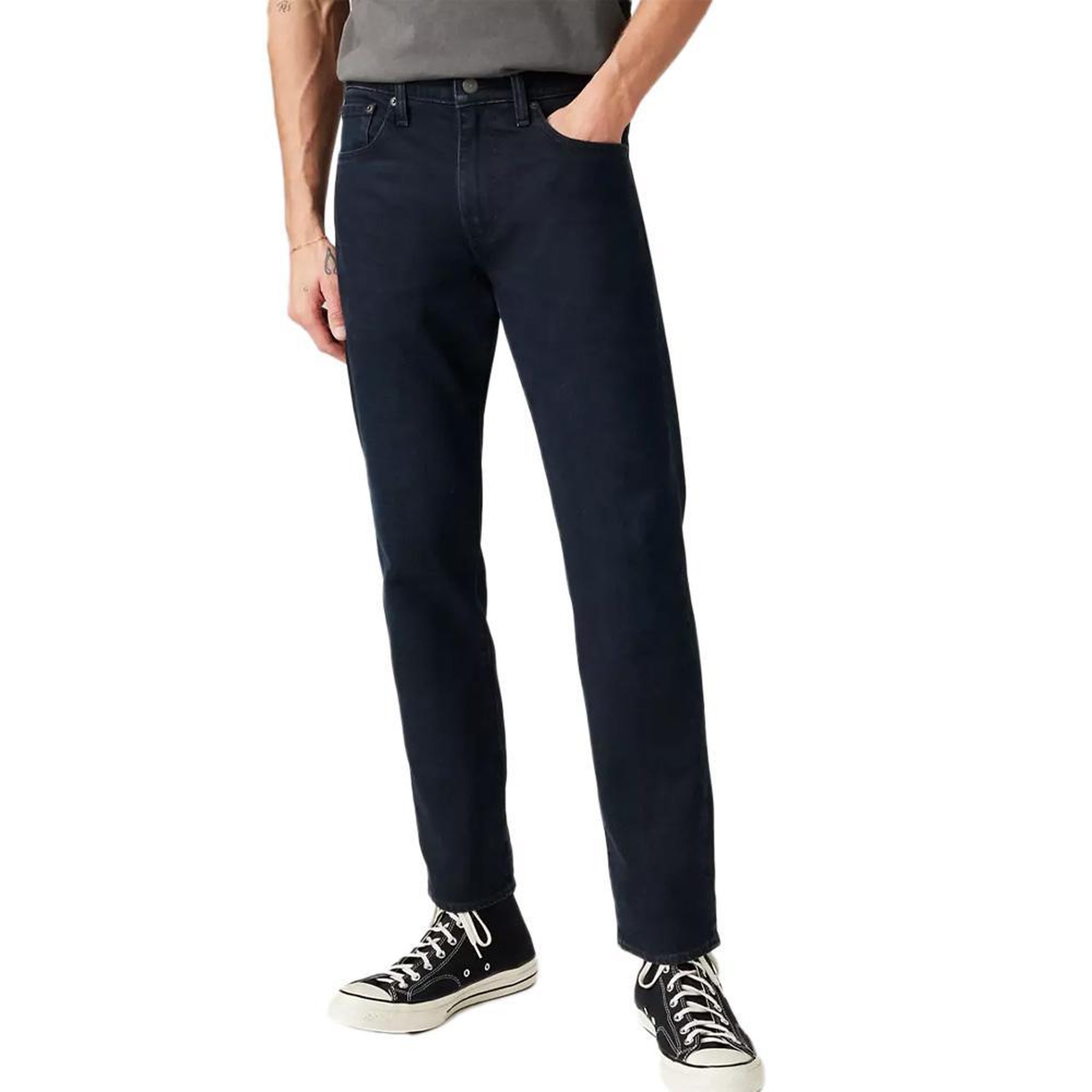 Levi's Jean 512 Bleu Marine Homme Levi's Slim Taper Dark Indigo 29507. Coloris disponibles : Bleu