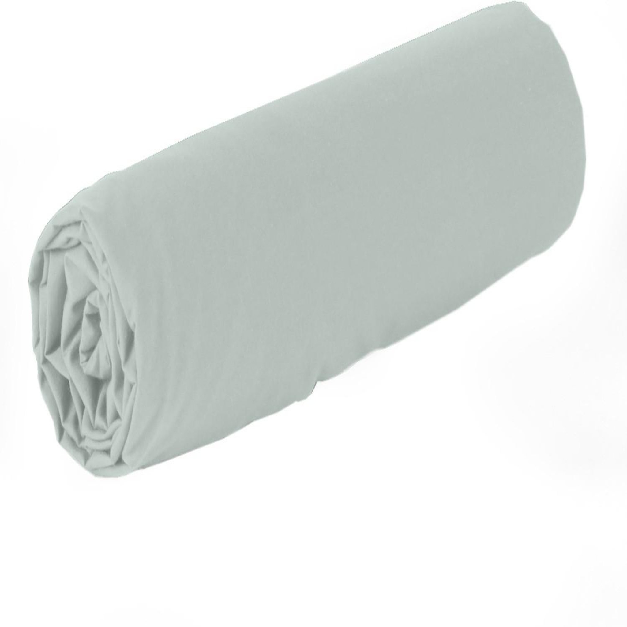 Voir la diapositive 4 : Home collection Drap housse de coton-bambou - bambou vert
