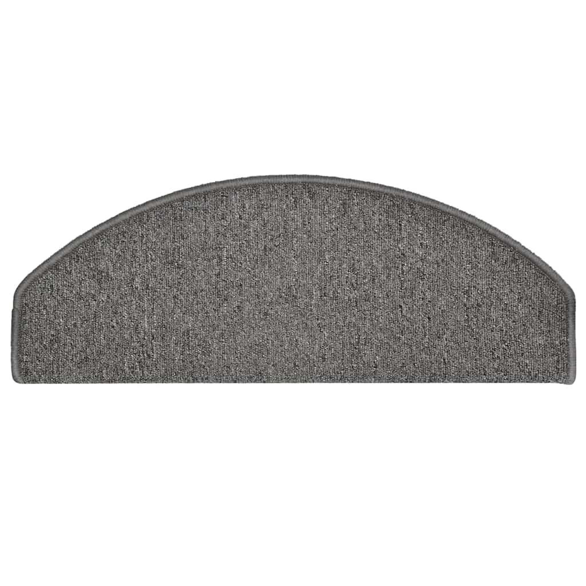 Voir la diapositive 4 : VIDAXL Tapis d'escalier 30 pcs gris fonce 65x24x4 cm