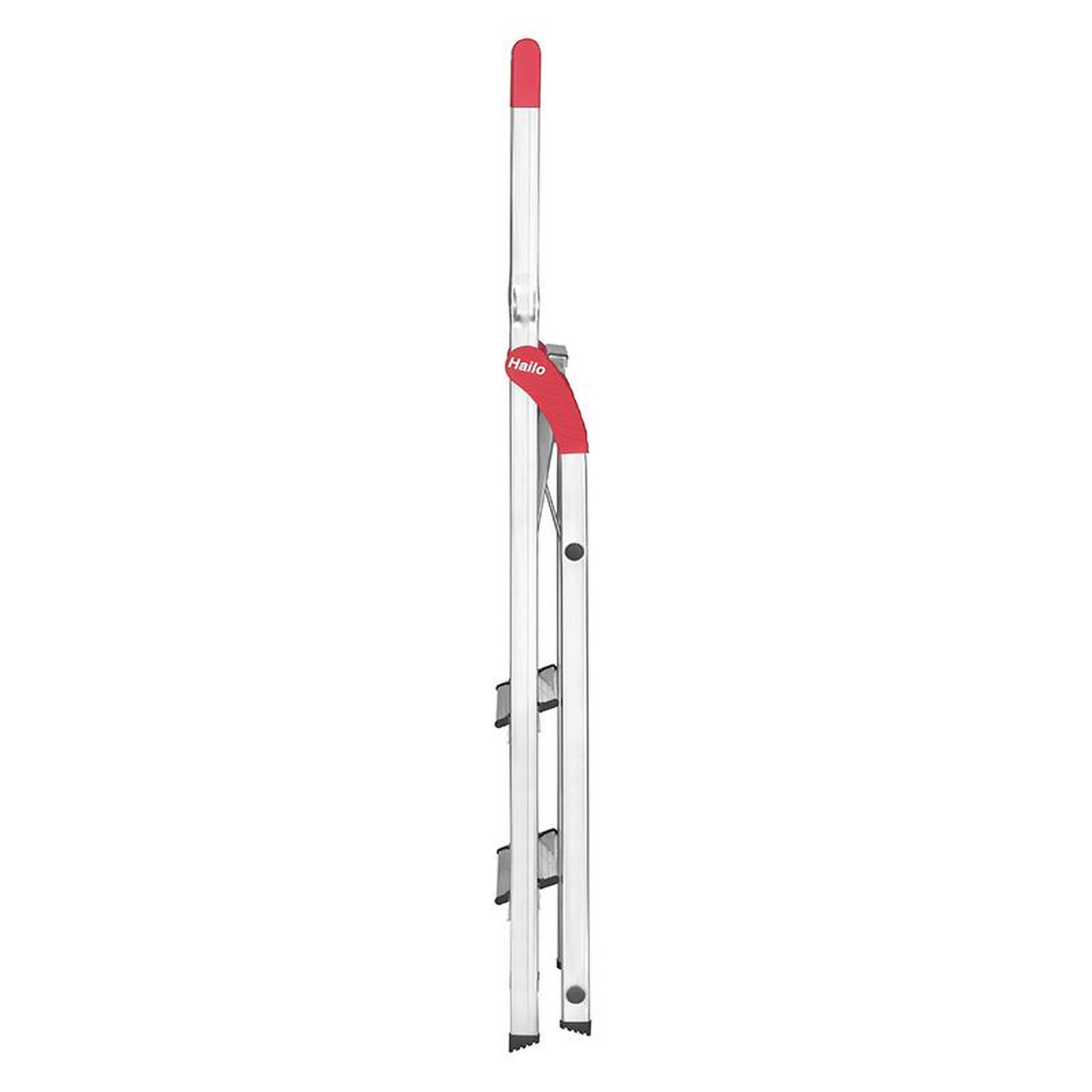 Voir la diapositive 3 : HAILO MS LINE - Escabeau ménager pliable en aluminium 3 marches ultra léger Hailo L50