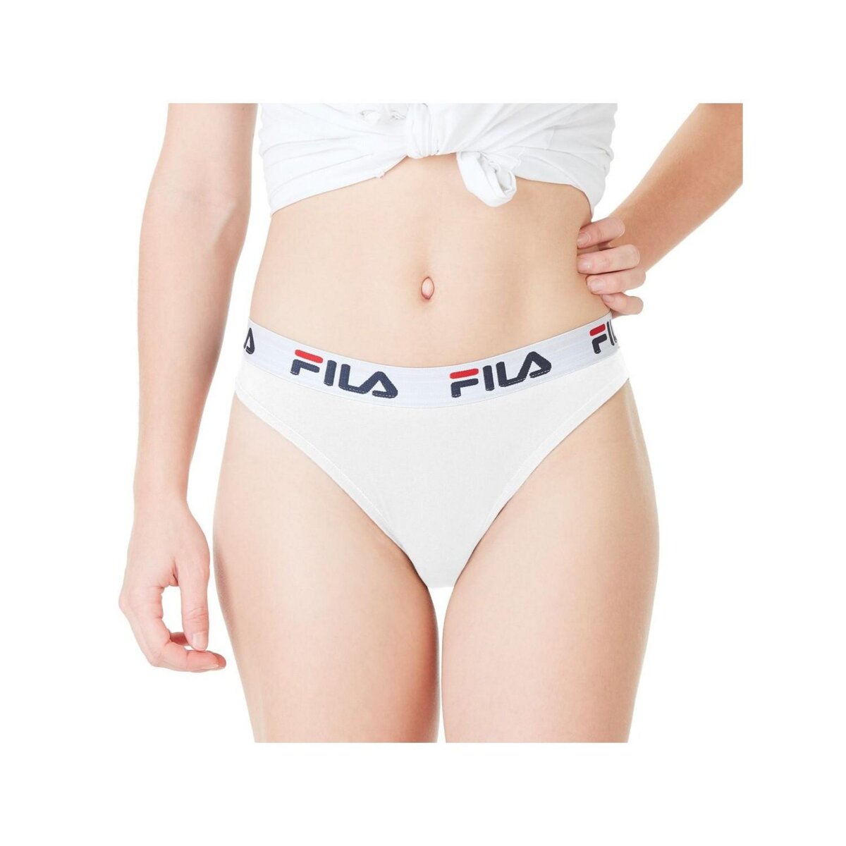 FILA Slip brésilien coton femme Uni FU6067