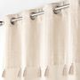 Voir la diapositive 2 : Paris Prix Rideau à Œillets Pompons  Izigold  140x240cm Beige