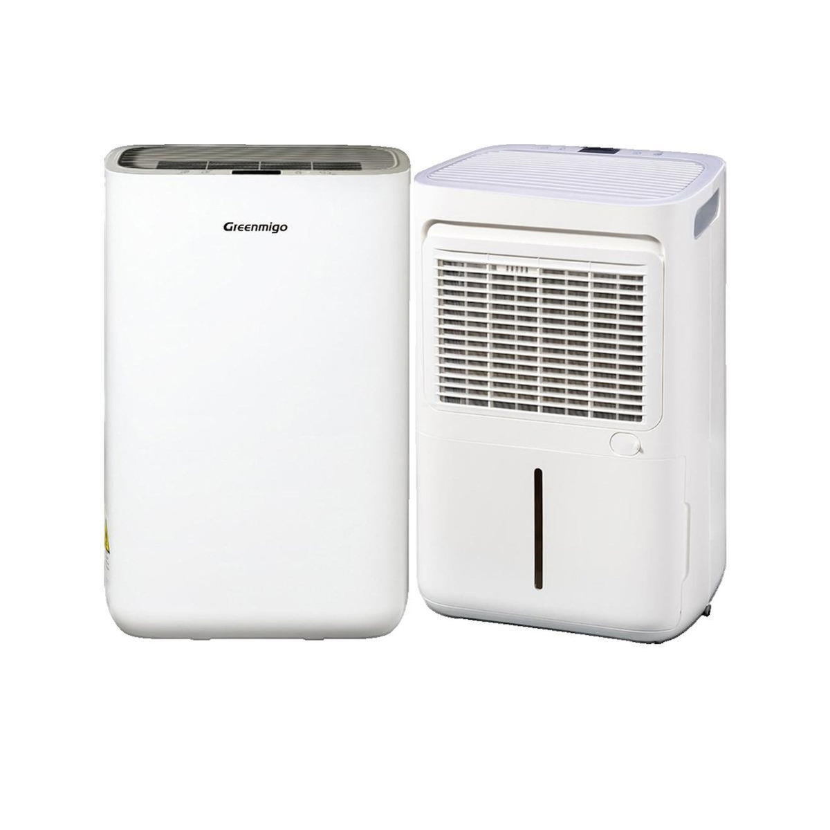 MIOGO Déshumidificateur électrique Greenmigo Luftentfeuchter 10 litres par jour pour espaces jusqu'à 35 m²