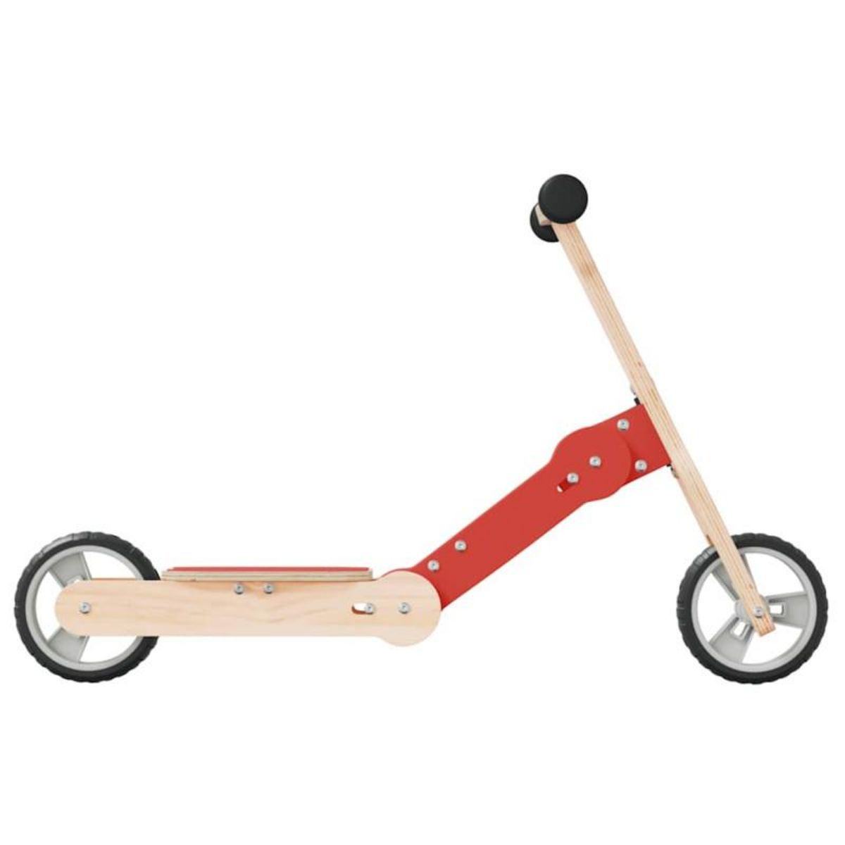 VIDAXL Trottinette pour enfants 2 in 1 rouge