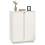 Voir la diapositive 4 : VIDAXL Buffet Blanc 60x35x80 cm Bois massif de pin