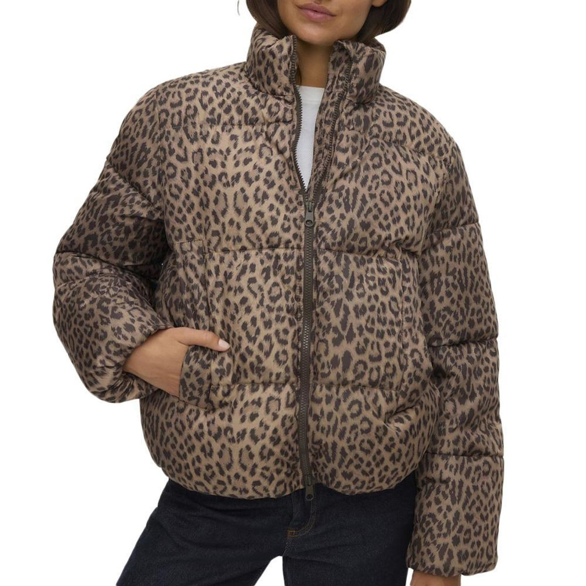 Vero Moda Doudoune  éopard  Vero Moda Parda