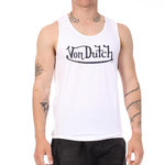 VON DUTCH Débardeur Blanc Homme Von Dutch Poitrine. Coloris disponibles : Blanc