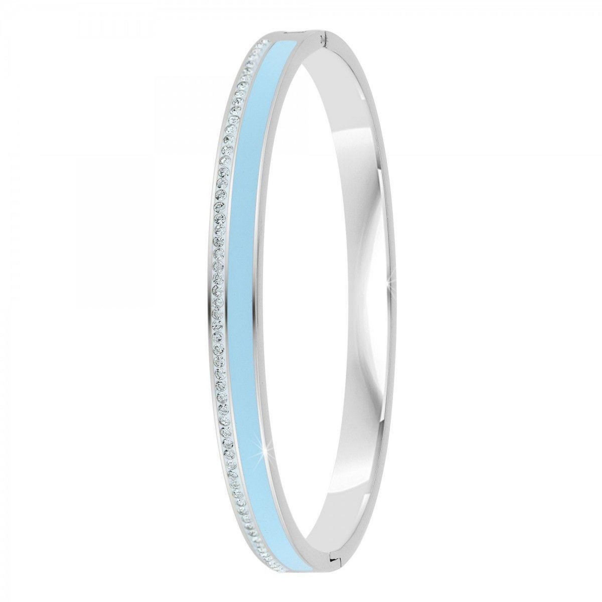 SC CRYSTAL Bracelet en Résine colorée ayant un aspect proche de l'Email orné de Cristaux scintillants par SC Crystal