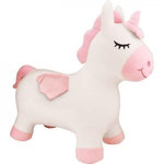 Lexibook Porteur Trotteur  - LEXIBOOK - Licorne Sauteuse Gonflable en Peluche - Housse Amovible - Pour Enfant a partir de 3 ans