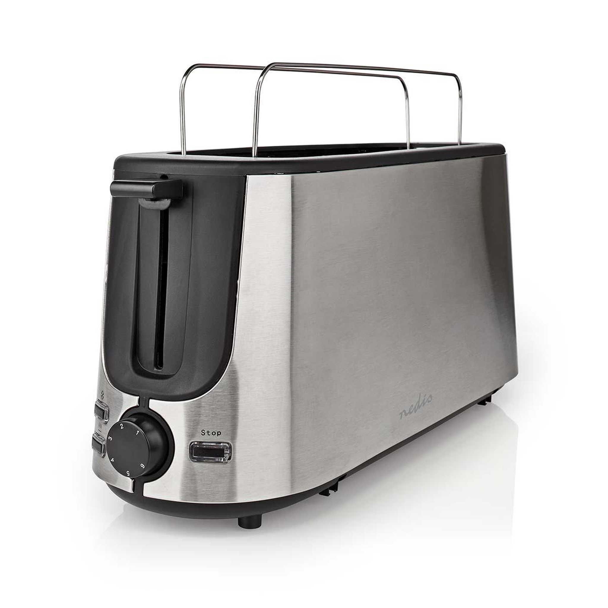 NEDIS Grille pain 1 fente 1000w gris - kabt310eal