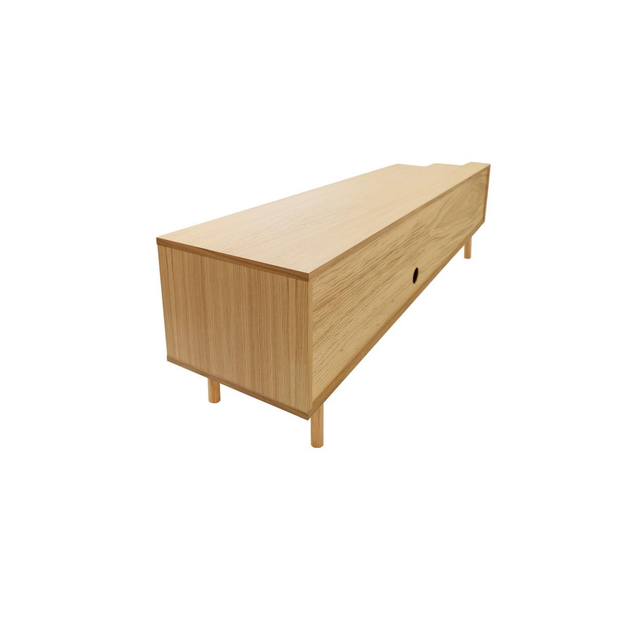 Voir la diapositive 5 : Paris Prix Meuble tv design 2 portes  shift  189cm chêne