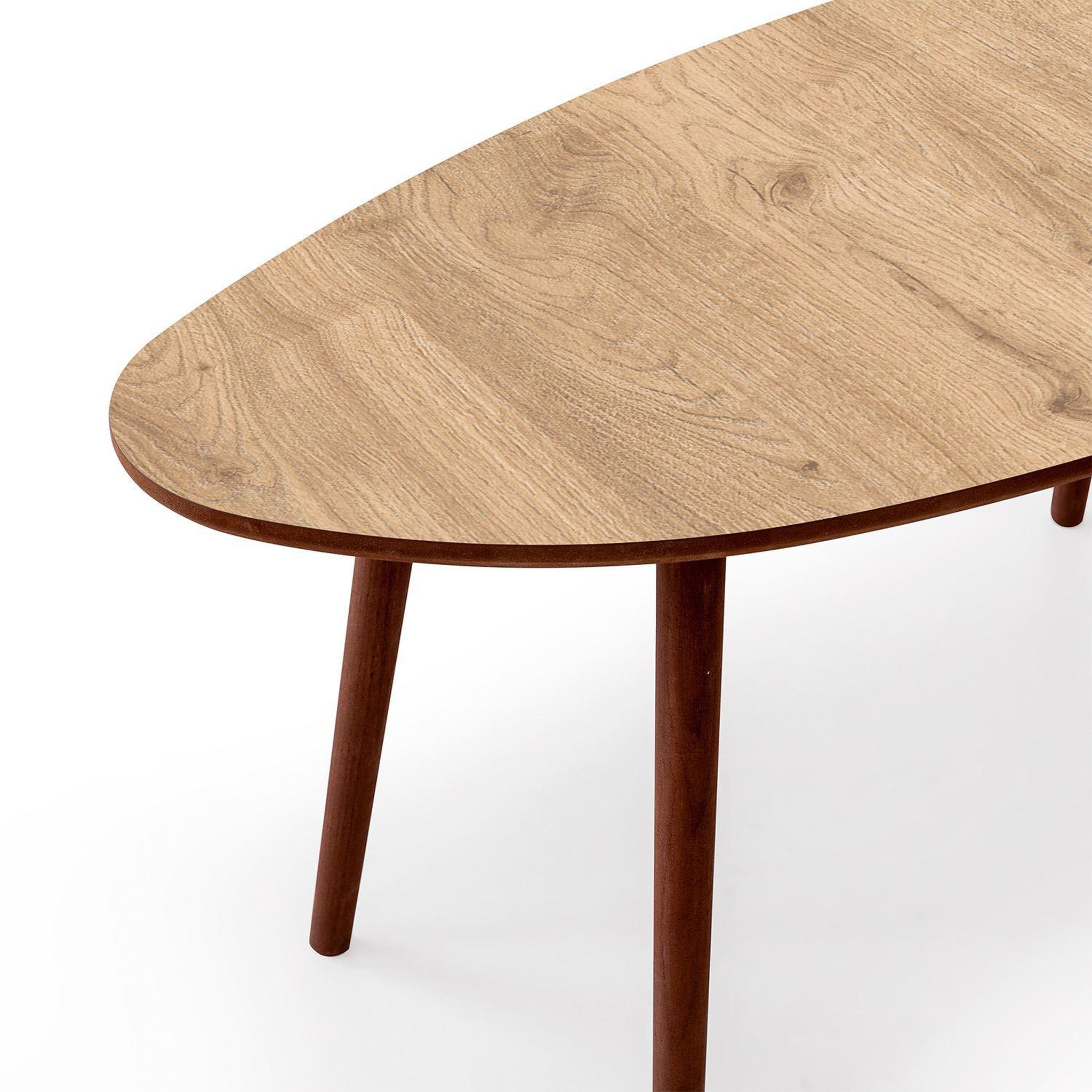 Voir la diapositive 2 : Habitat et Jardin Table basse en bois  nora  100 x 50 x 45 cm - chêne