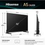 Voir la diapositive 5 : Hisense TV LED 32A5Q 2025 (80cm)