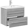 Voir la diapositive 5 : VIDAXL Armoire lavabo de salle de bain avec bassin integre sonoma gris