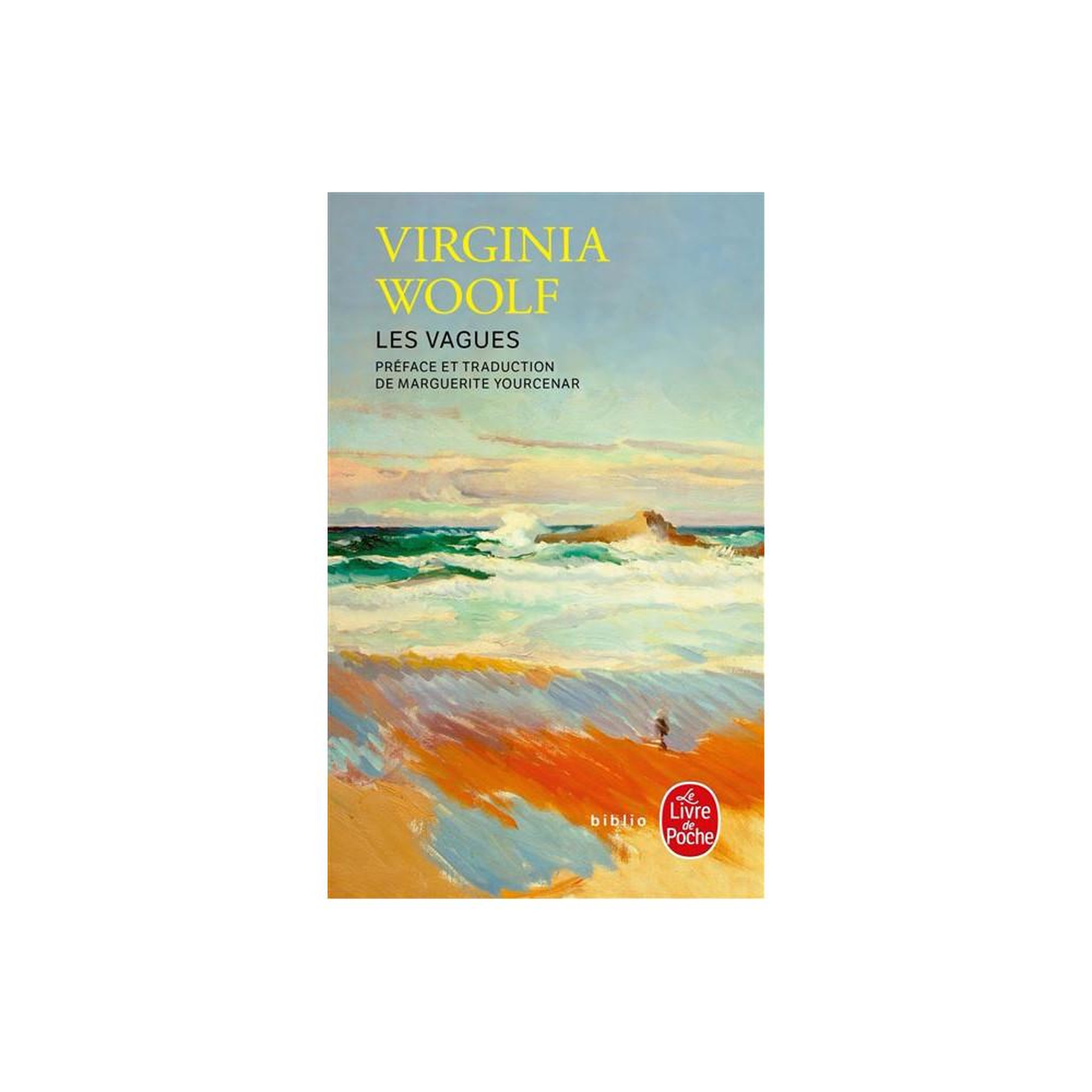 Les vagues, virginia woolf — édition livre de poche (pocket), préface et traduction de marguerite yourcenar