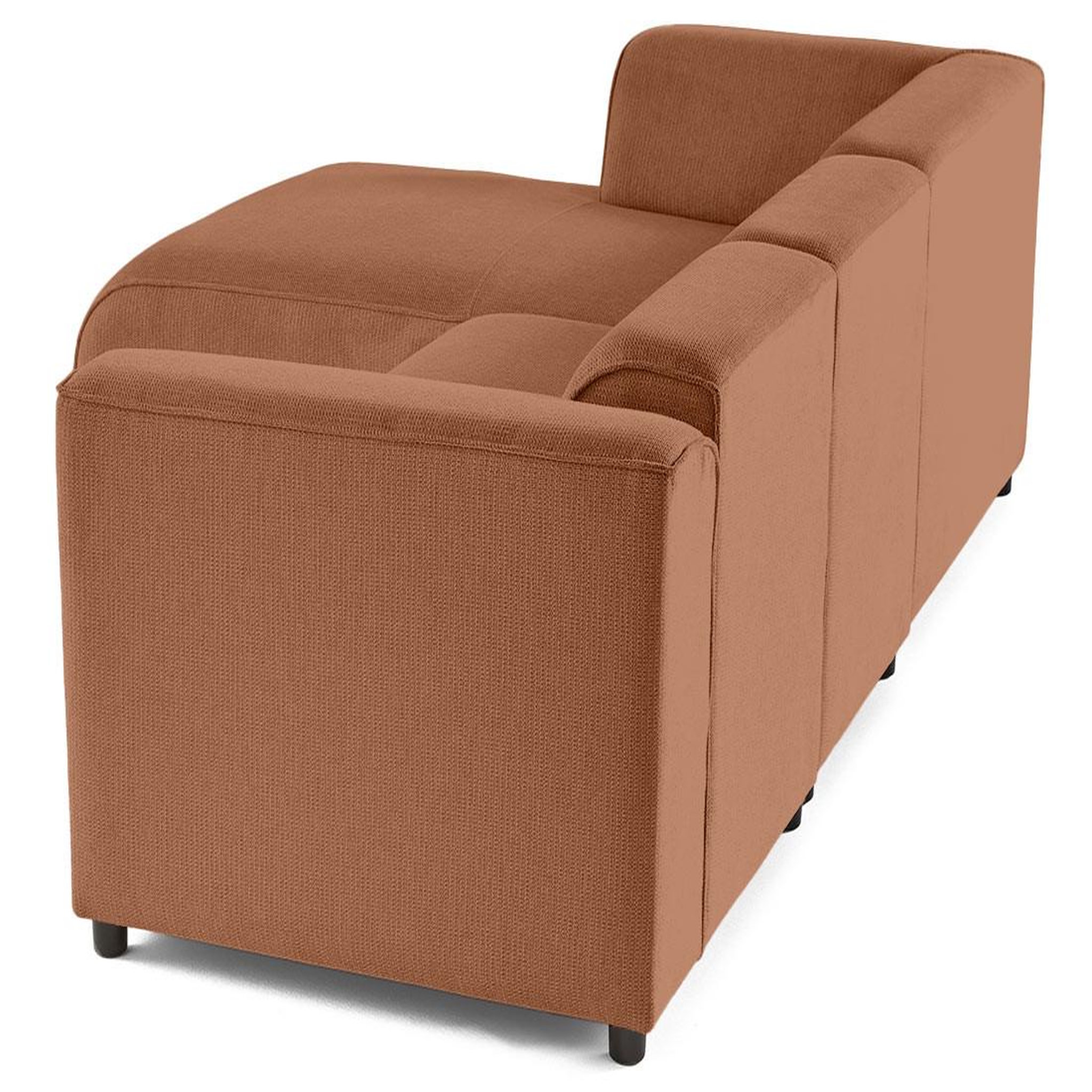 Voir la diapositive 6 : LISA DESIGN Suaro - canapé modulable d'angle gauche 4 places en tissu texturé