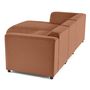 Voir la diapositive 6 : LISA DESIGN Suaro - canapé modulable d'angle gauche 4 places en tissu texturé