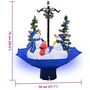 Voir la diapositive 6 : VIDAXL Arbre de Noël neigeux avec base de parapluie Bleu 75 cm PVC