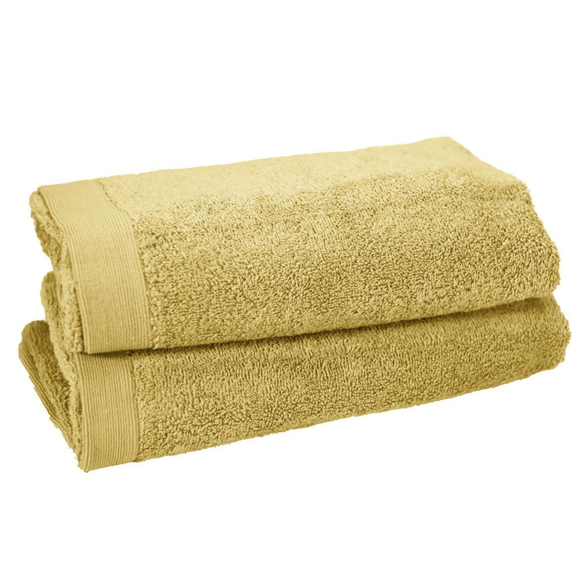 Sensei Maison Lot de 2 serviettes de toilette 500 g/m² STUDIO - 50x90 cm