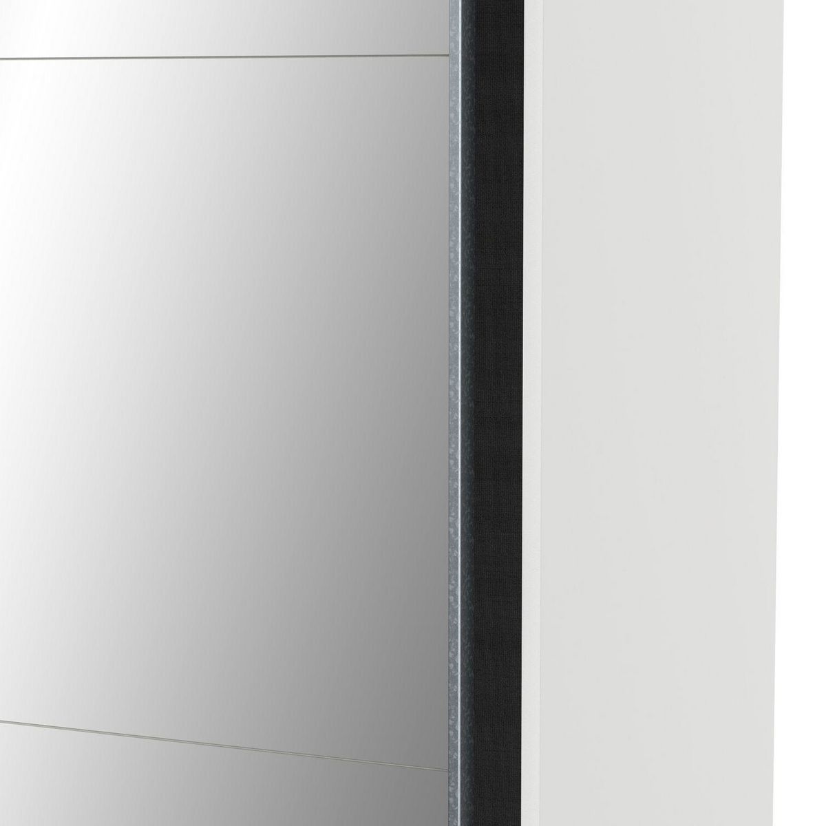 Armoire 2 portes coulissantes 1 miroir L200 cm THIBAULT