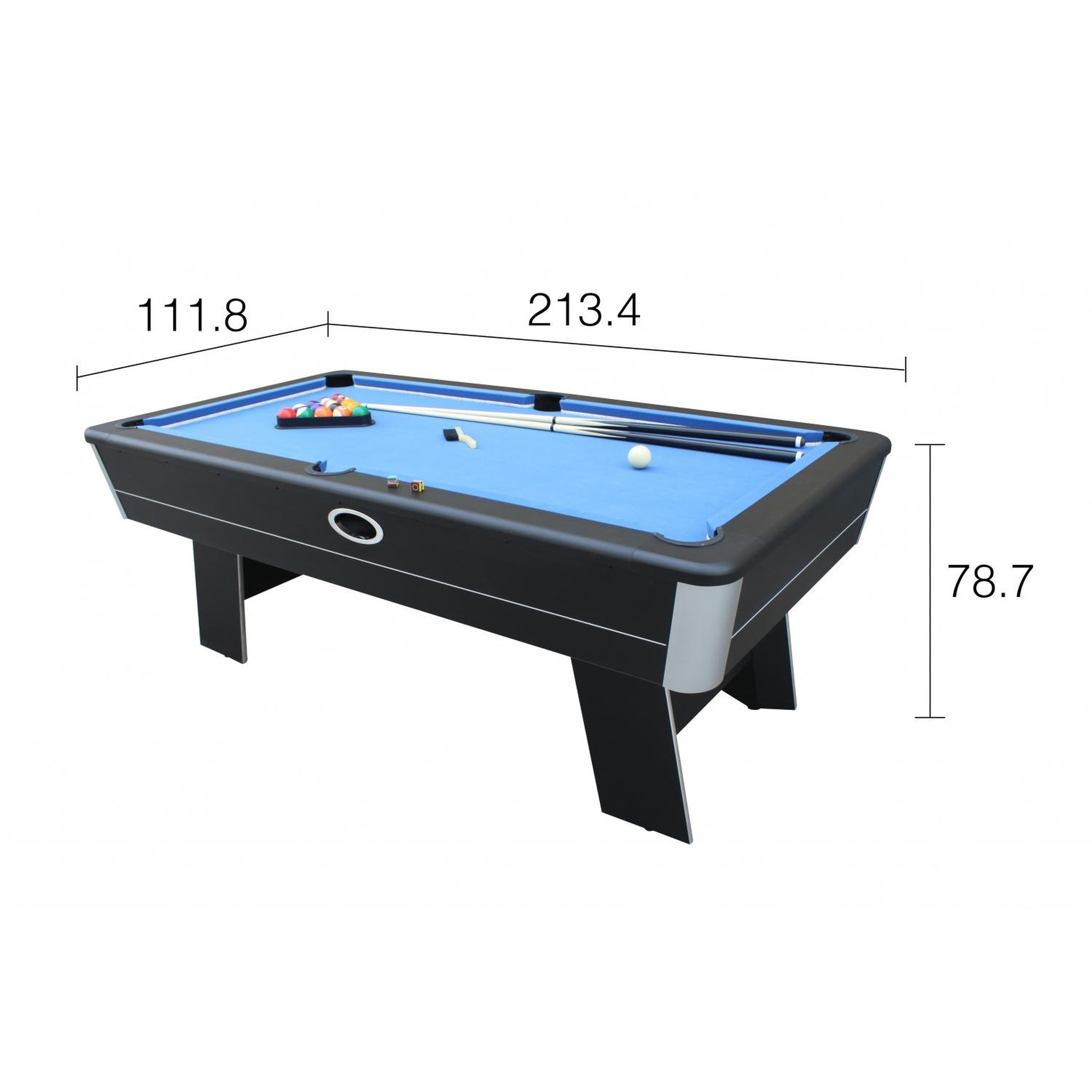 Voir la diapositive 5 : CONCEPT USINE Billard américain LED + Accessoires inclus VEGAS