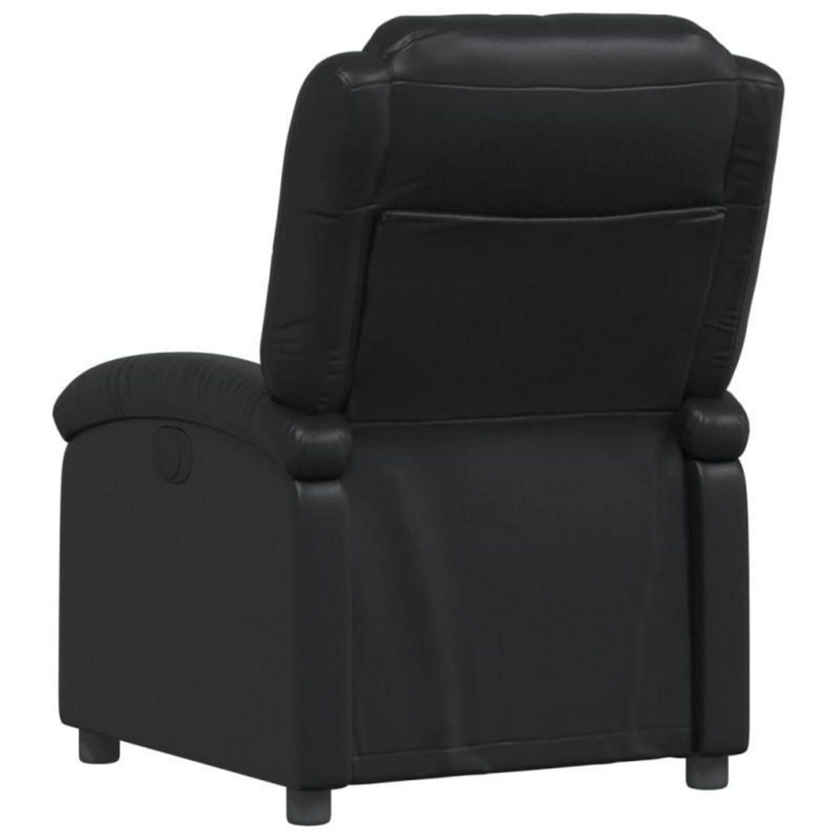 VIDAXL Fauteuil inclinable Noir Similicuir