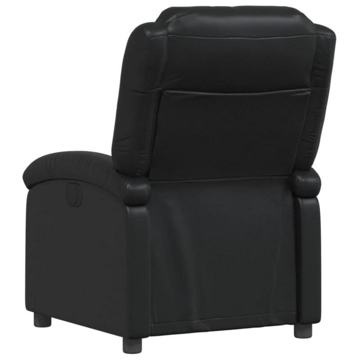 VIDAXL Fauteuil inclinable Noir Similicuir