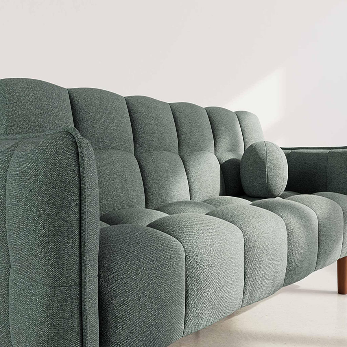 BEST MOBILIER Adam - canapé convertible clic-clac 2 places en tissu texturé