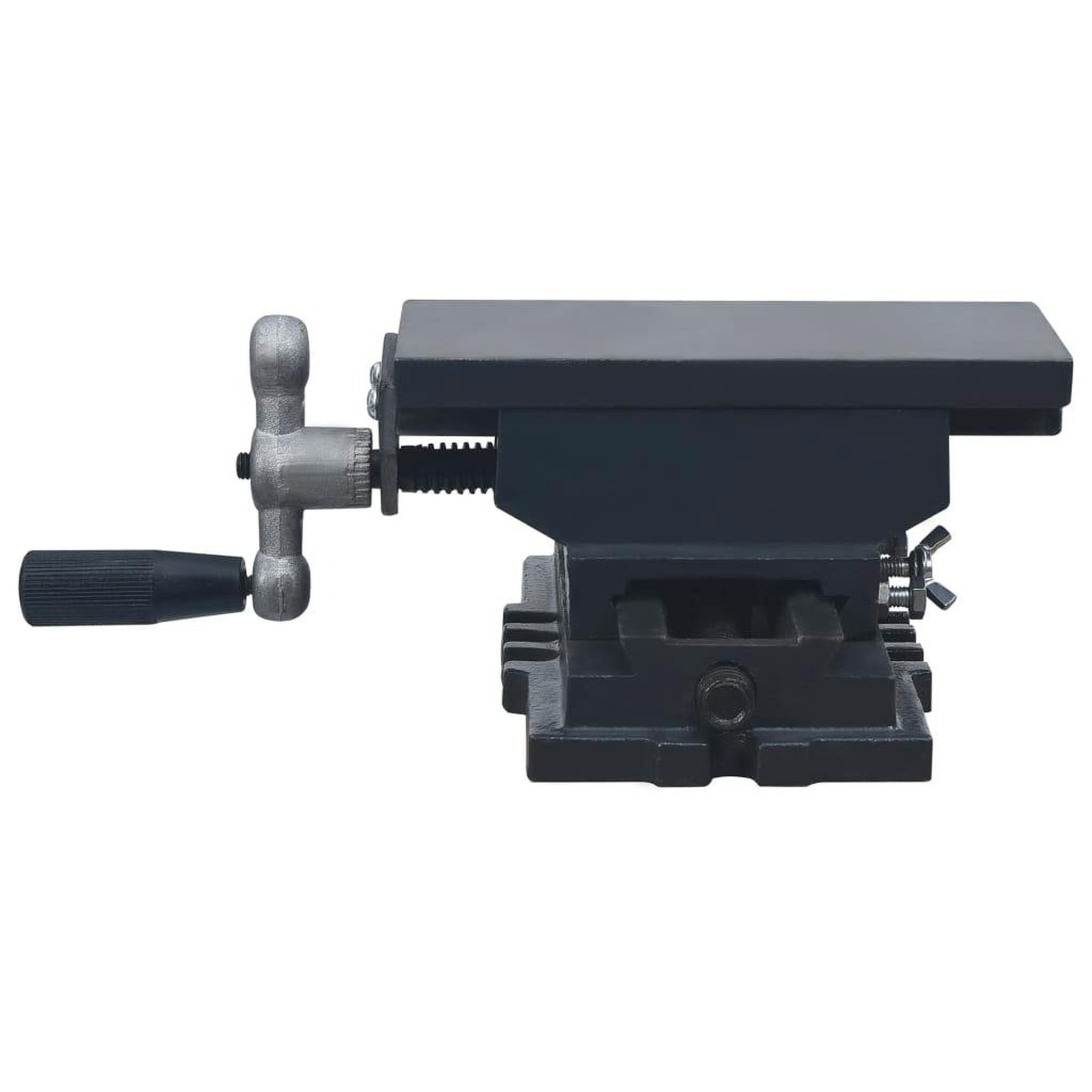 Voir la diapositive 4 : VIDAXL Table d'etau a glissiere transversale manuelle