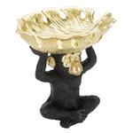 Paris Prix Vide-Poche Statuette  Singe  25cm Noir & Or
