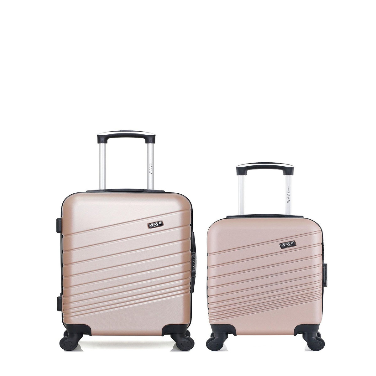 WAVE PARIS Lot de 2 - Valises cabine et cabine XXS TIGRE