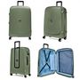 Voir la diapositive 3 : Delsey Grande valise rigide Beaumont TSA Polypropylène 76cm