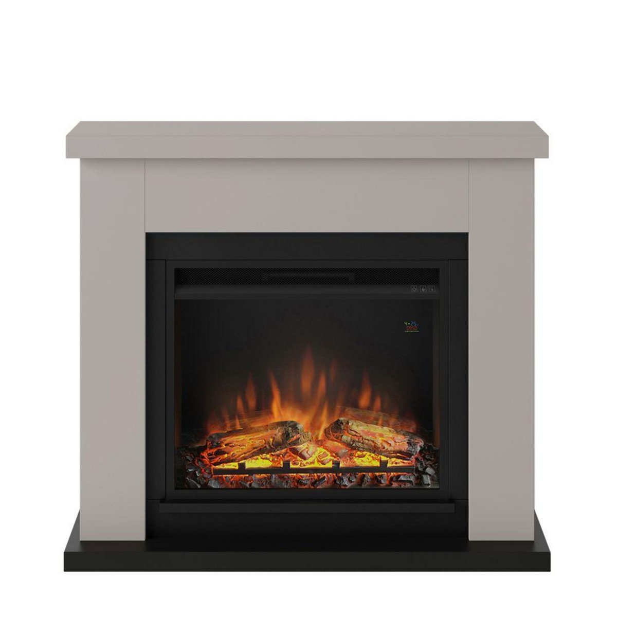 CENTRALE BRICO Cheminée électrique décorative  Frode  Beige - Powerflame