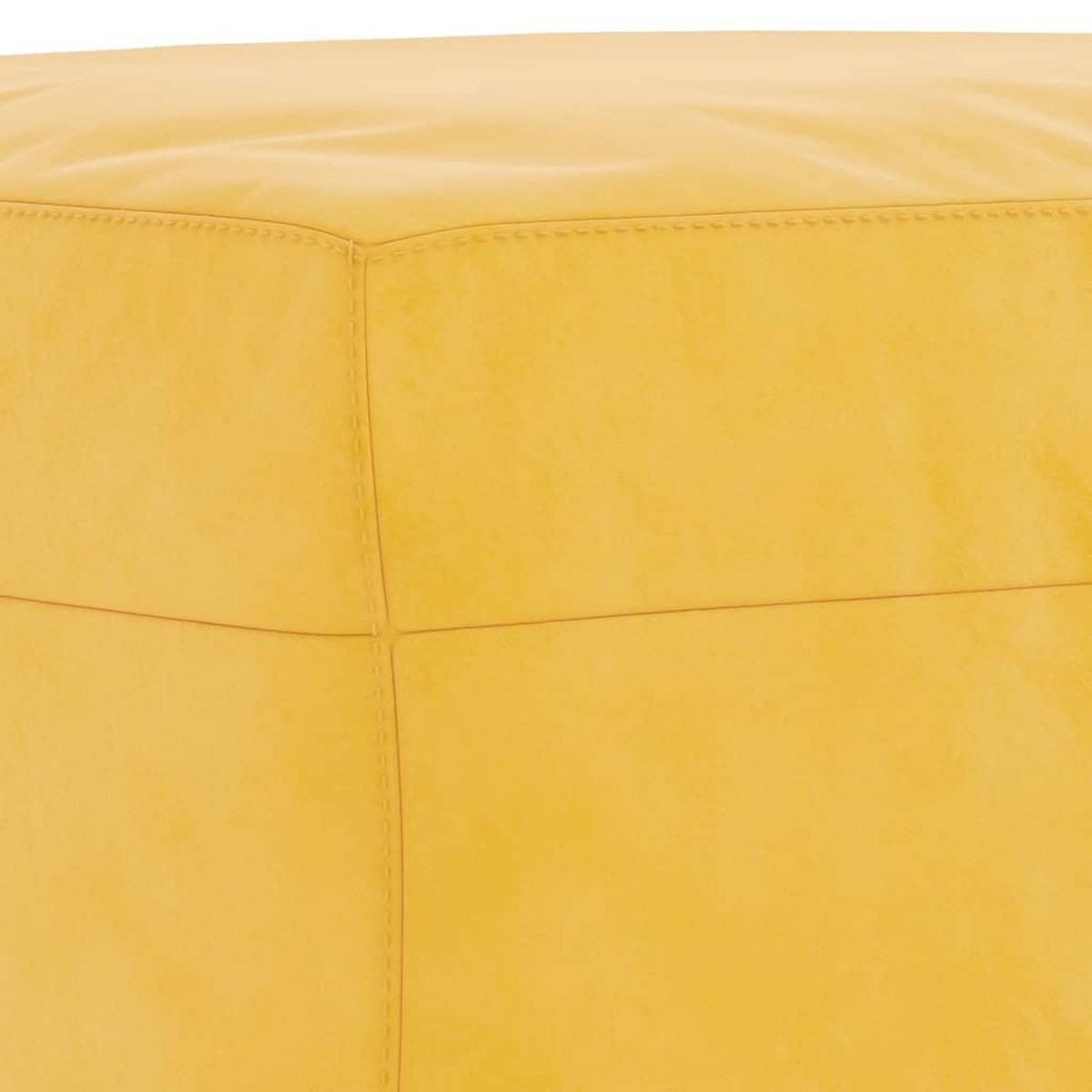 VIDAXL Banc Jaune 100x35x41 cm Velours