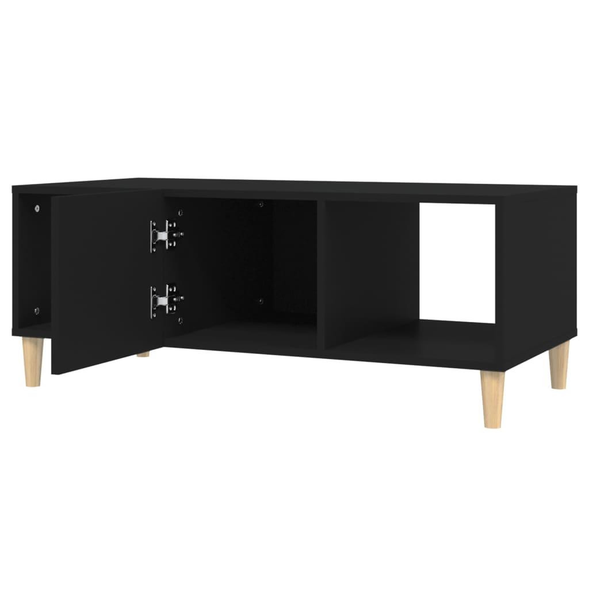 Voir la diapositive 4 : VIDAXL Table basse noir 102x50x40 cm bois d'ingenierie