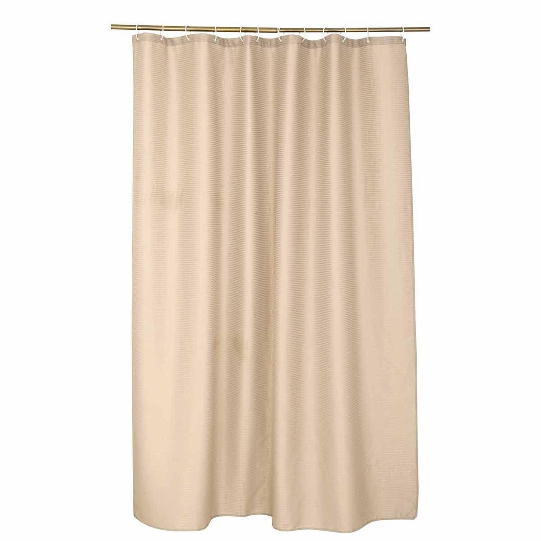 Voir la diapositive 3 : Douceur d'Intérieur Rideau de douche  quartz  180x200cm taupe