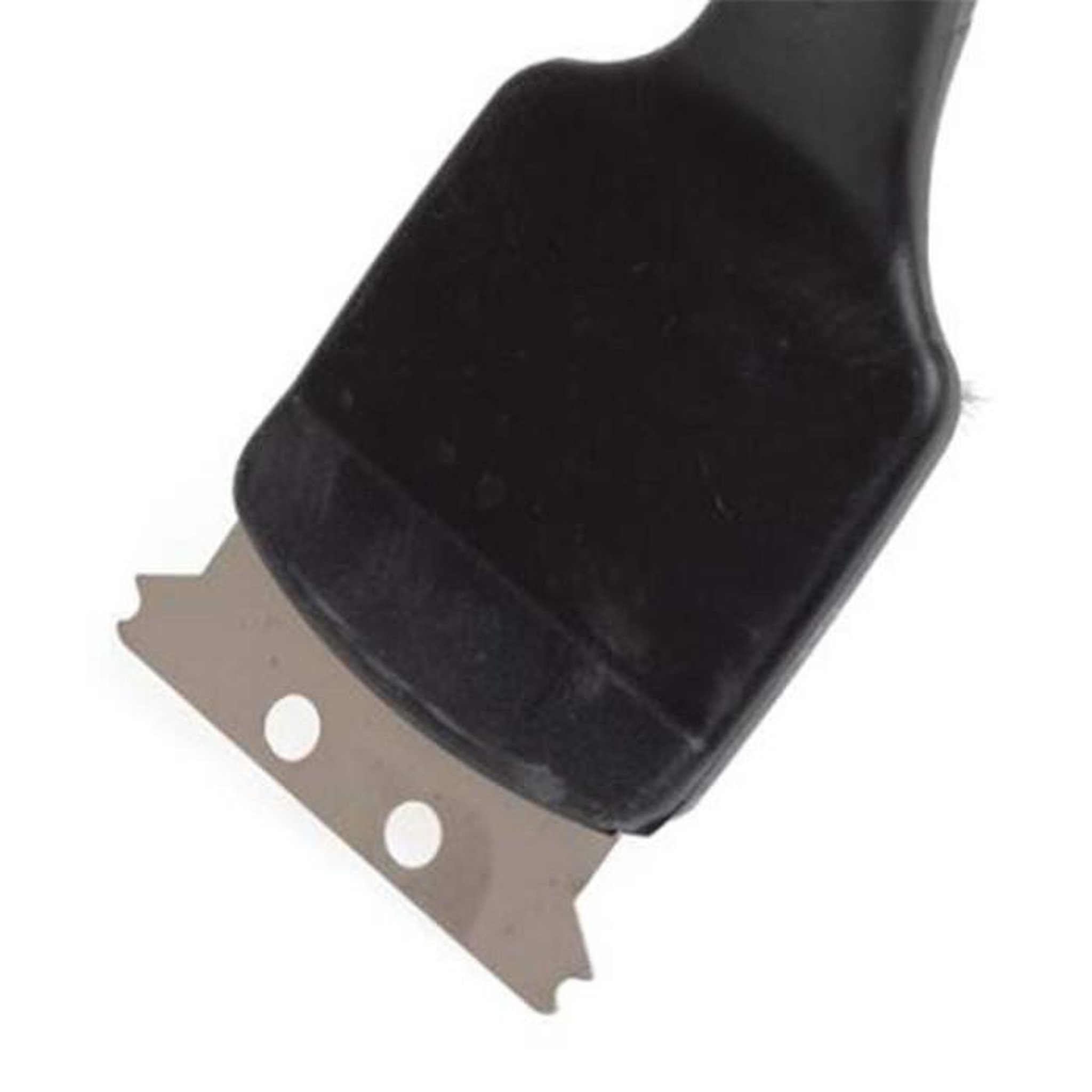Voir la diapositive 2 : NEKA Brosse à Barbecue  Fils Acier  43cm Noir
