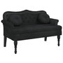 Voir la diapositive 2 : VIDAXL Banc avec coussins noir 120,5x65x75 cm velours